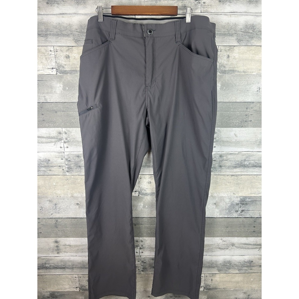 Orvis Pants Men Nylon Stretch Gray  Hiking Pants 40x34